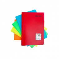 Caiete A5,  60 File Coperta Plastic, Dictando Diferite Culori