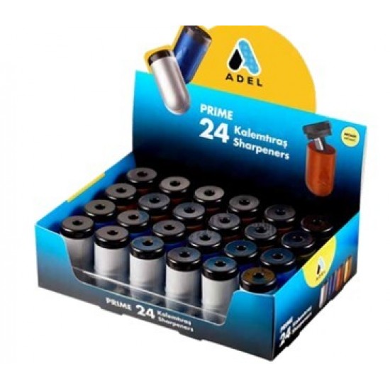 Ascutitoare oval cu rezervor simplu PRIME MESH METALIC COLOR ADEL