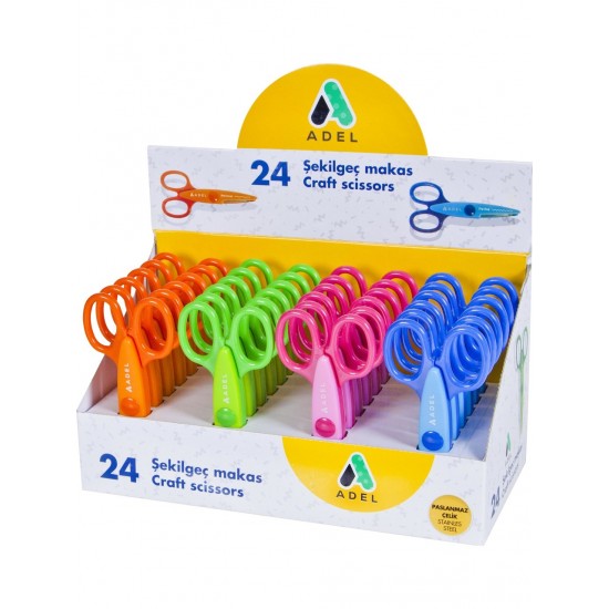 Foarfeca școlar model 24/set ADEL