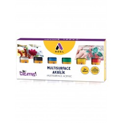 Culori acrilică 60X6, culori clasice, ADEL