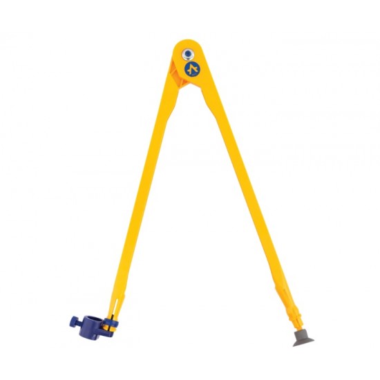 Trusa geometrie 100 cm, pentru tabla, 5 piese, ARK