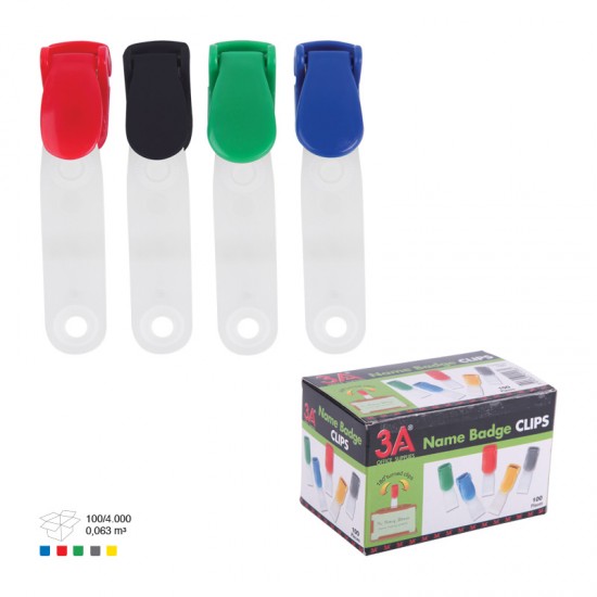 Clips Ecuson Plastic Colorat - 1092 Ark