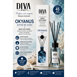 Odorizant de camera cu bețisoare PREMIUM, 100ml, DIVA