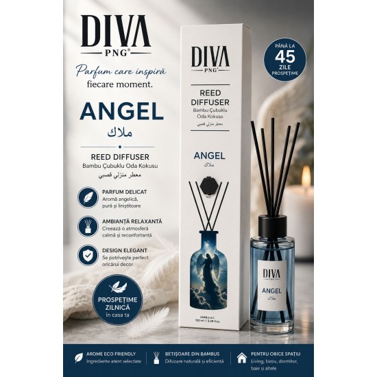 Odorizant de camera cu bețisoare PREMIUM, 100ml, DIVA