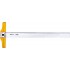 Rigla T mobil plastic, 65 cm, transparen, BRONS