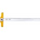 Rigla T mobil plastic, 65 cm, transparen, BRONS
