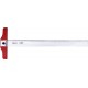 Rigla T mobil plastic, 65 cm, transparen, BRONS