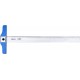 Rigla T mobil plastic, 65 cm, transparen, BRONS