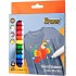 Set 12 markere pentru textile, Multicolor BRONS
