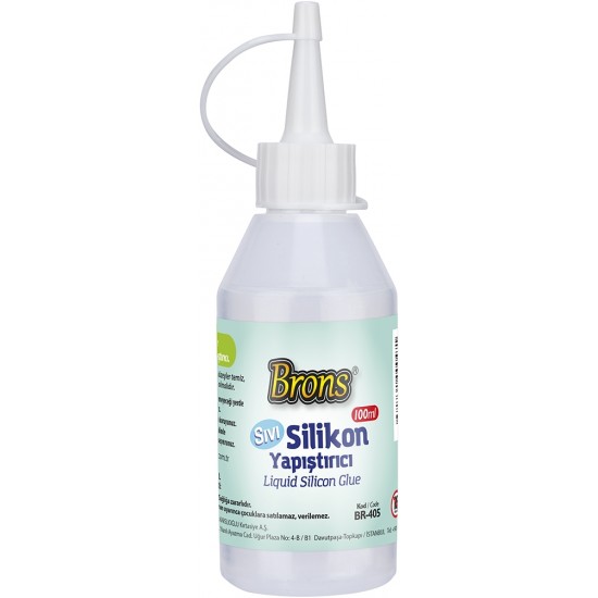 Lipici siliconic 100ml, BRONS
