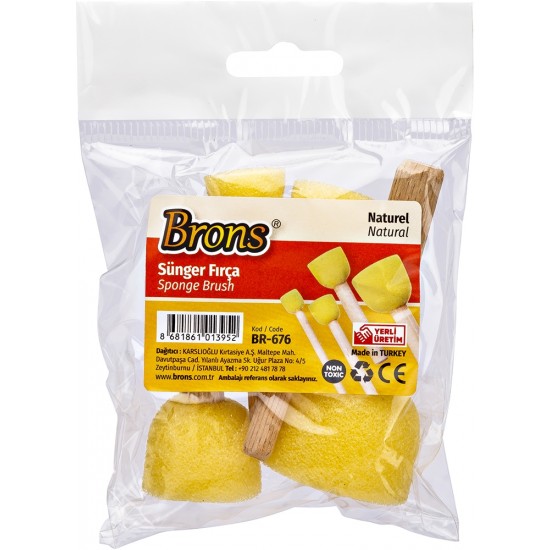 Pensule burete 4/set, BRONS  BR-676