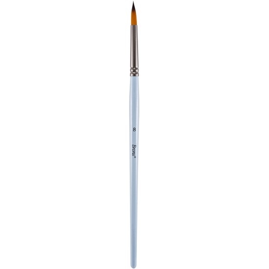 Pensula  varf ascutit, nr 8 BRONS, BR-759