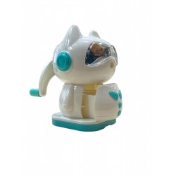 Ascutitoare mecanica cu manivela si 1 orificiu, cu forma de robot BRONS