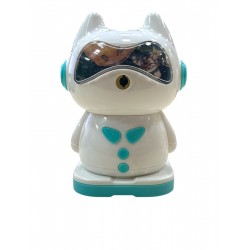 Ascutitoare mecanica cu manivela si 1 orificiu, cu forma de robot BRONS