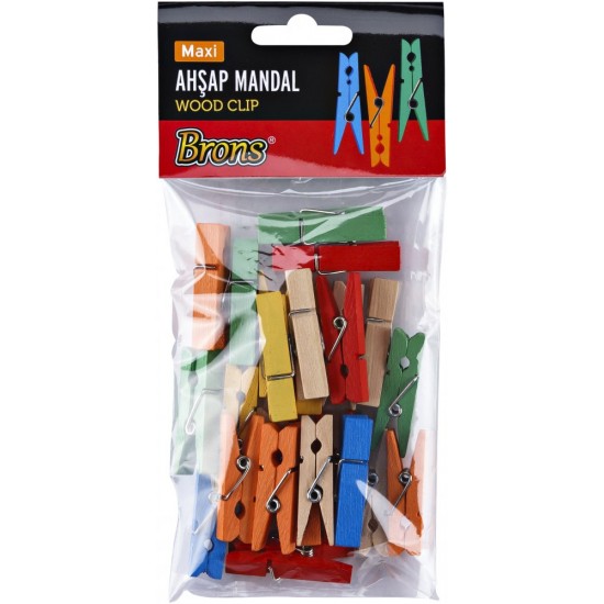 SET PISCATORI LEMN COLORAT 50/PAC  BRONS    BR-904