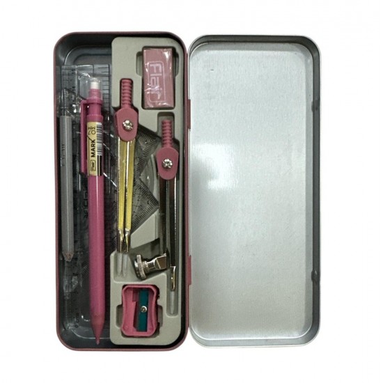 Trusa geometrie metal Essentials 10 piese GEO SPACE