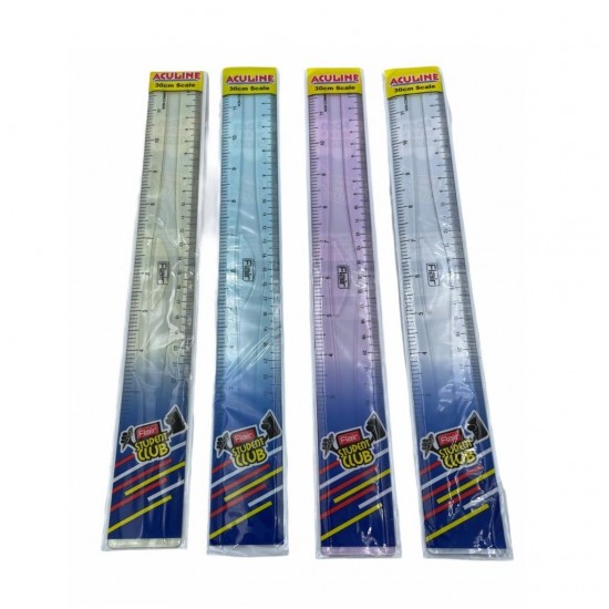 Rigla 30cm plastic, ACULINE, FLAIR- FA 8220