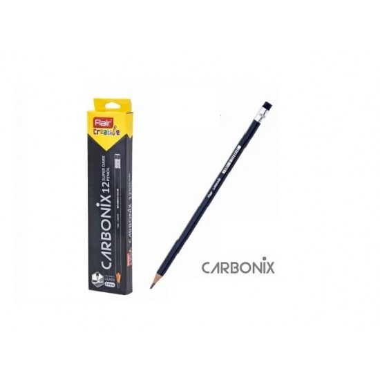 Creioane cu radiera HB, CARBONIX FLAIR