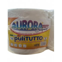 Prosop hartie super soft, 2 straturi, 2 buc/set, 850 foi/rola, AURORA