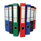 Biblioraft A4, plastifiat PP/paper, margine metalica, 75 mm, Optima Classic