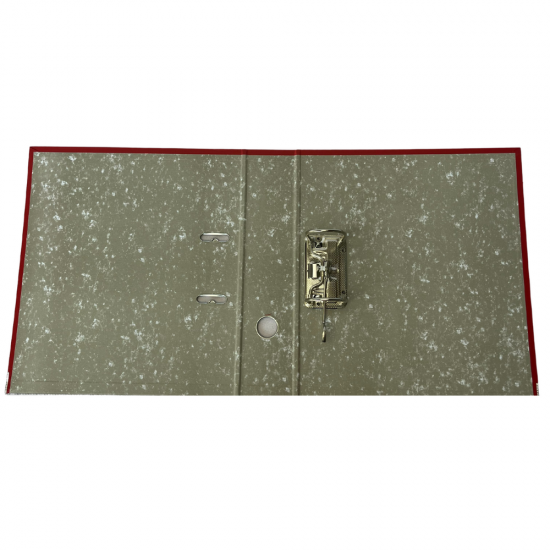 Biblioraft A4, plastifiat PP/paper, margine metalica, 75 mm, Optima Classic