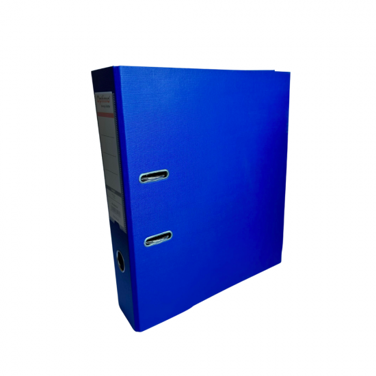 Biblioraft A4, plastifiat PP/paper, margine metalica, 75 mm, Optima Classic