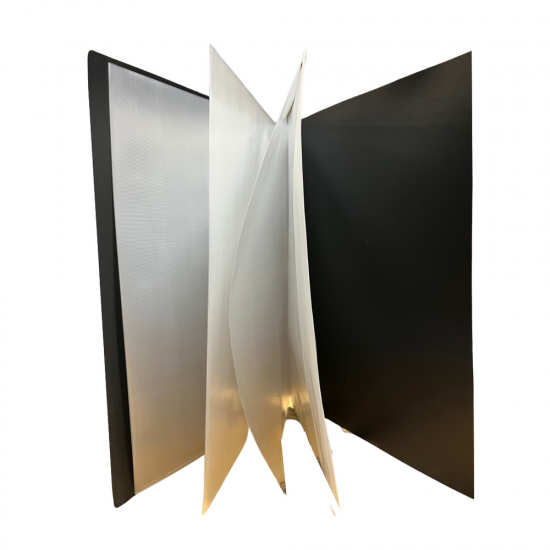 Dosar de prezentare personalizabil, A4, cu 40 folii, coperta rigida, Optima