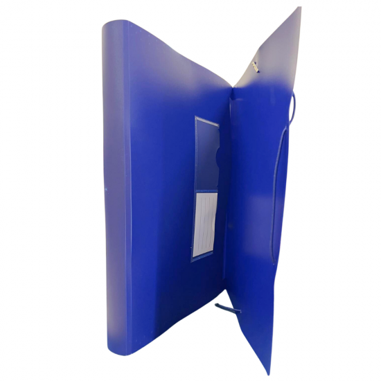 Mapa cu burduf A4, 13 compartimente, separatoare color, inchidere cu elastic, Optima