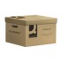 Container arhivare cu capac detasabil si manere 515x305x350m (6 bibliorafturi 7.5cm), Q-CONNECT
