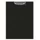 Clipboard dublu din pvc, A4, negru Q-CONECT  