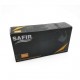 Mănuși de protecție negre, nitril, nepudrate, set 100 buc, SAFIR
