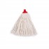 Mop bumbac 250 gr, cu fibre albe si montura din plastic, SAFIR
