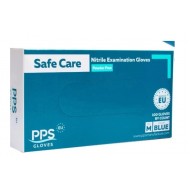 Manusi nitril Optimal, unica folosinta, 100 buc/cutie - albastre, PPS