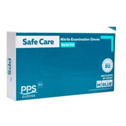 Manusi nitril Optimal, unica folosinta, 100 buc/cutie - albastre, PPS