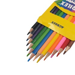Creioane Colorate  12 culori/set - Acrilex(Profesionale)