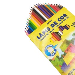 Creioane Colorate 24 culori/set - Acrilex(Profesionale)