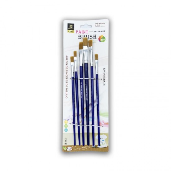 Pensule 6/set varf drept  577-6B