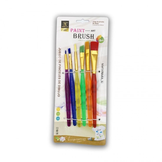 Pensule 6/set colorate 700-6