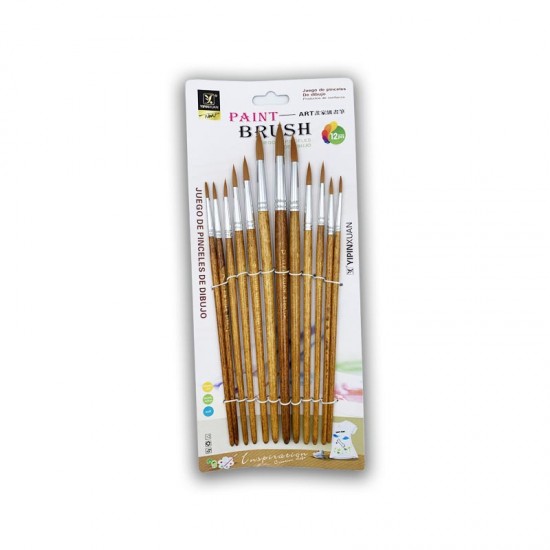 Pensule 12/set varf asc 818H-12B             