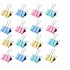 Clipsuri metalice color 24/cutie, 41mm    