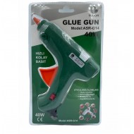 Pistol de lipit cu silicon, 40W, diametru 11 mm, 1 rezerve, ASR-G14