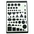 Sablon pentru quilling 55 diverse forme, 