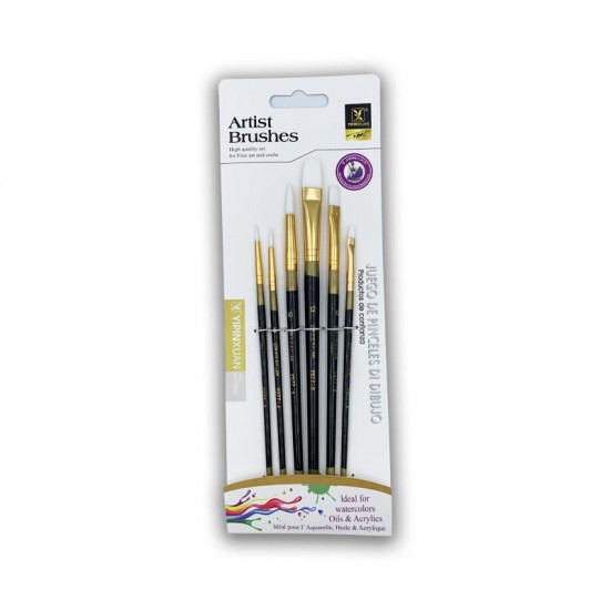 Pensule 6/set aurii  Y077