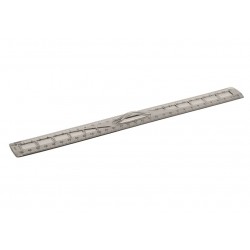 Rigla cu Maner 30 cm plastic transparent, ARK