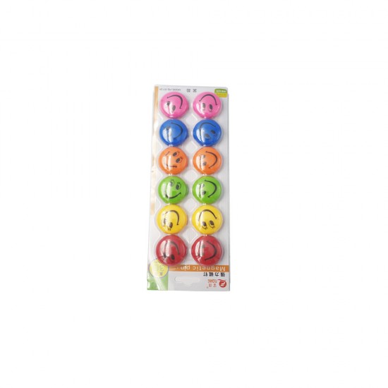 Magnet Whiteboard cu Zambet 12/set 30mm SQ-3012A