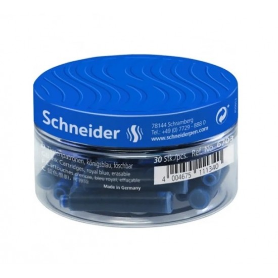 Rezerve stilou standard, 30 buc./borcan, SCHNEIDER