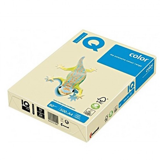 Hartie color, A4, 80g/mp, IQ Color, PASTEL