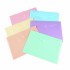 Mapa plic plastic A5 cu capsa, transparent pastel color DONAU
